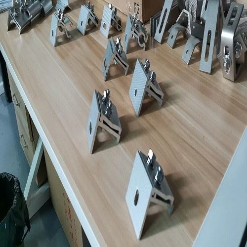 Solar PV anodized aluminum mid&end clamp