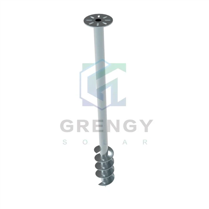Adjustable Ground Screw Post Anchor Pile