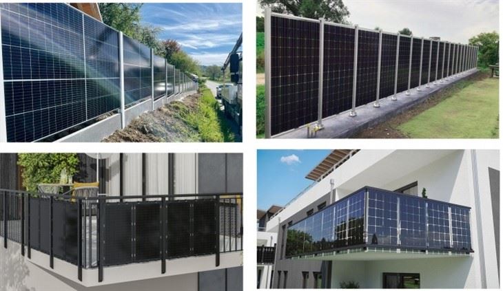 Bificial Solar Fence Mount
