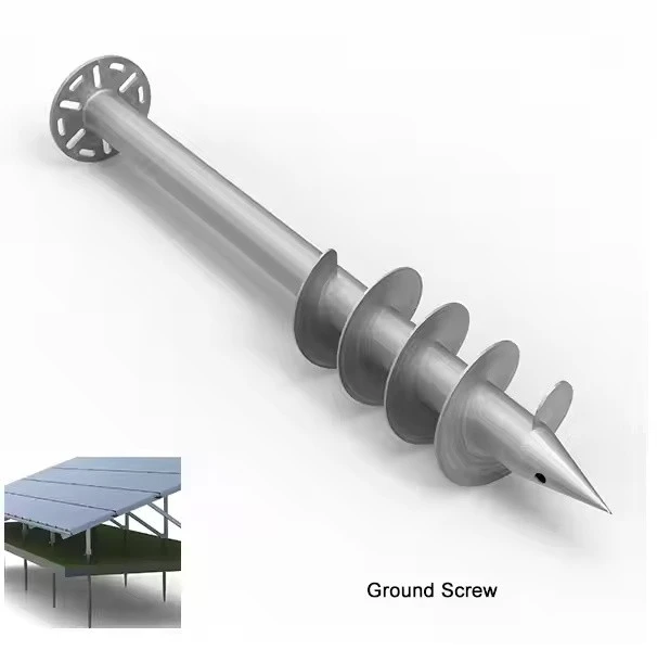 Galvanized Helical Piles For Solar high quality