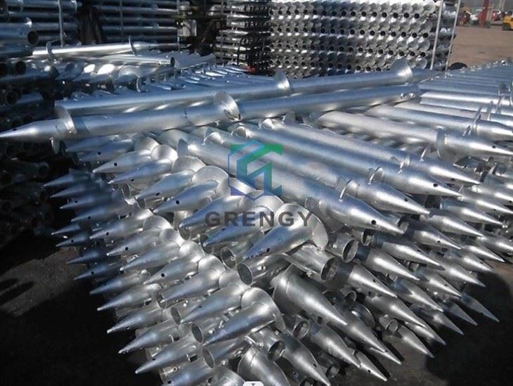 Galvanized Helical Piles