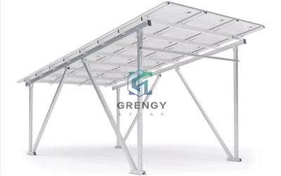 Päikesepatarei raam, sealhulgas 15 päikesepaneeli, alumiinium, kliirensi kõrgus 2200 mm
