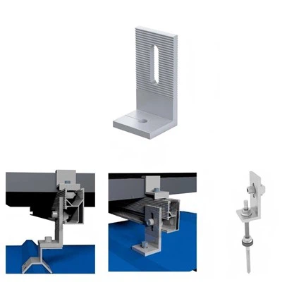 Trapetsikujuline metallist katuse päikesepatarei kinnitus