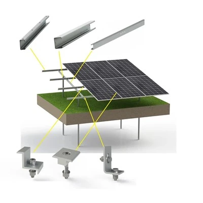 Utility Scale päikeseenergia maapealne riiulid