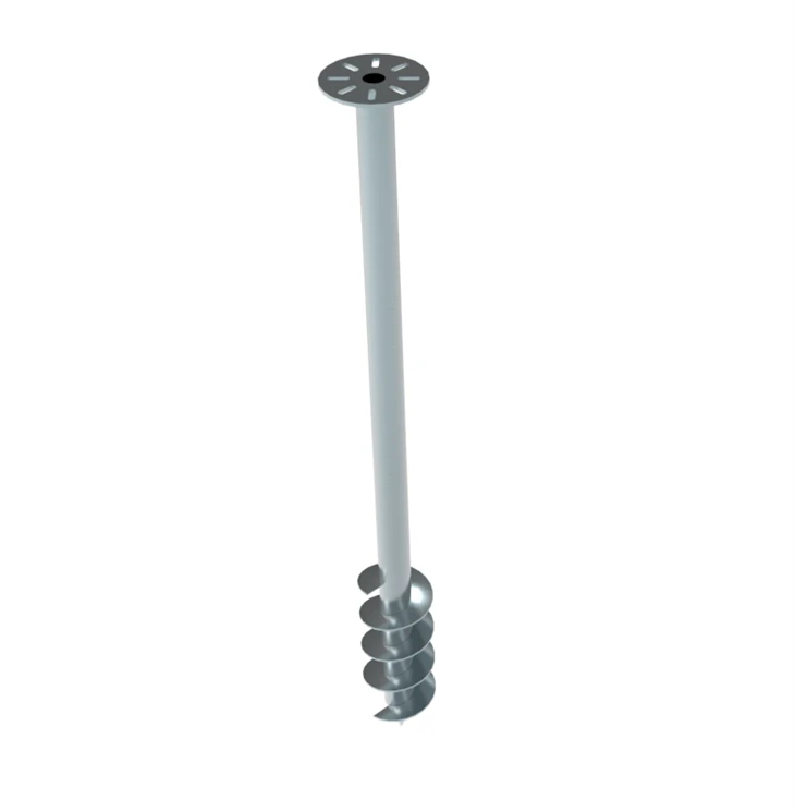 Solar Ground Screw Piles Galvanized factory